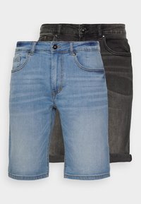 Denim shorts - light blue denim