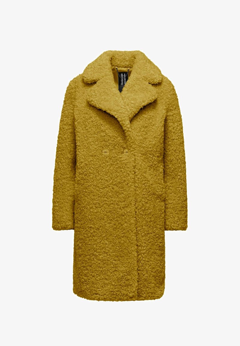 Bomboogie WITH LAPELS - Mantel - spicy yellow