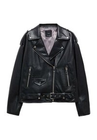 Veste en similicuir - sort