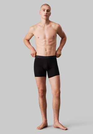 Calvin Klein Underwear, BOXER BRIEF 3 PACK - ICON COTTON STRETCH, czarny