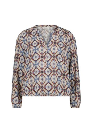 Cartoon, CARTOON MIT MUSTER CASUAL-BLUSE - Tunica - nature blue