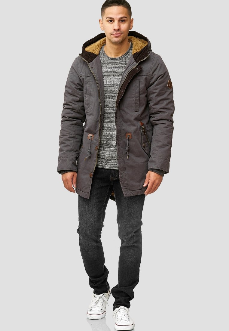 INDICODE JEANS Cappotto invernale - dark grey/grigio scuro - Zalando.it