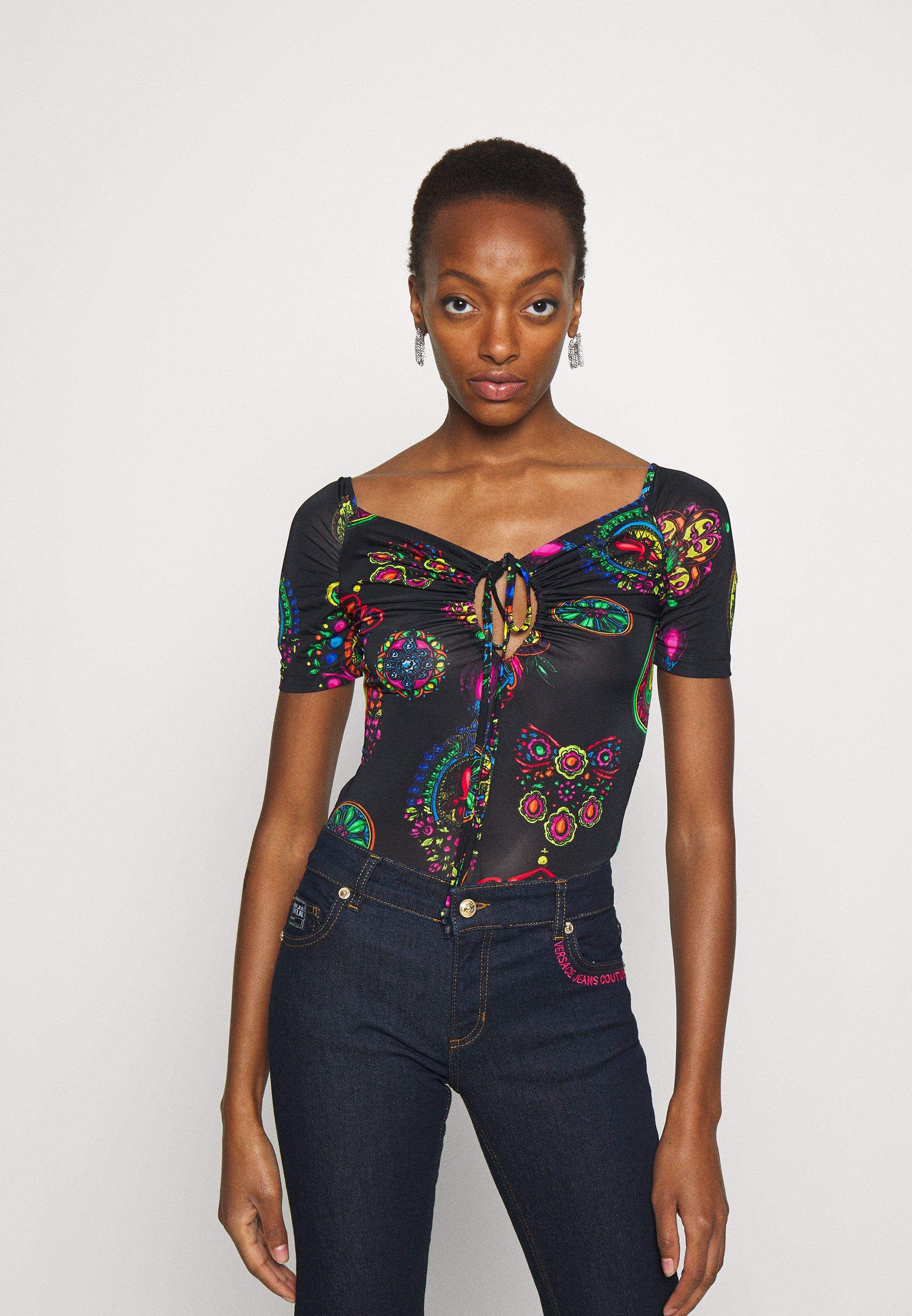 Versace Jeans Couture Body - black/multi/black - Zalando.ie