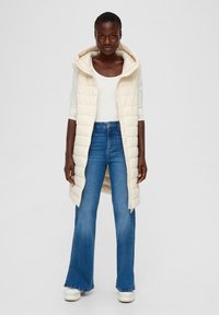 s.Oliver AUS STRETCH - Langarmshirt - ecru