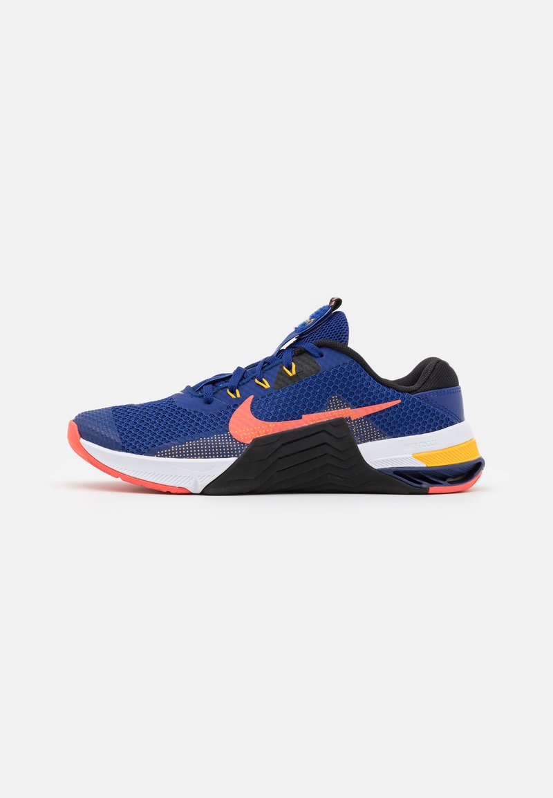 Nike Performance METCON 7 UNISEX - Sapatilha de treino - deep royal blue/magic ember/black/white/pollen