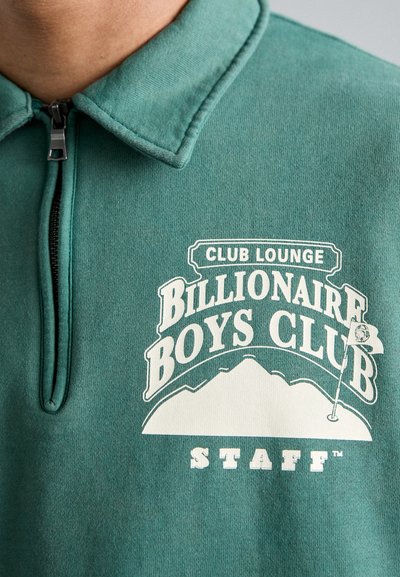Billionaire Boys Club COUNTRY LOUNGE QUARTER ZIP CREWNECK - Sweatshirt - green