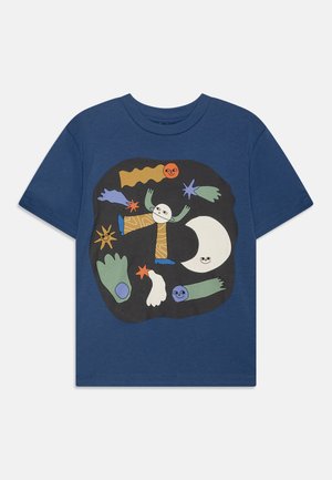 Print T-shirt - blue