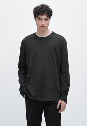 LONG SLEEVE MEDIUM WEIGHT - Langærmet T-shirt - dark grey