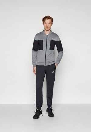 LANCIO TRACKSUIT SET - Tepláková súprava - black/dark grey melange