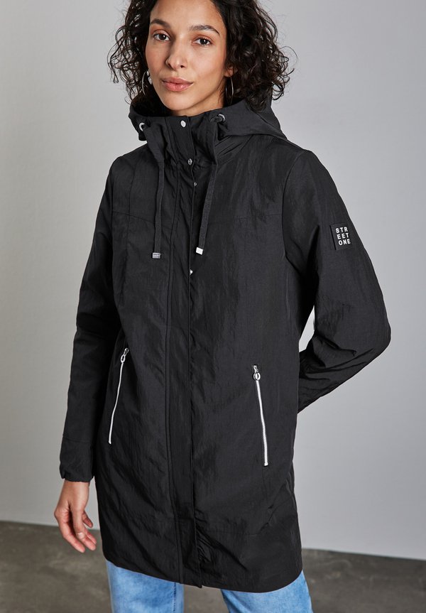 LANGER - Parka - schwarz