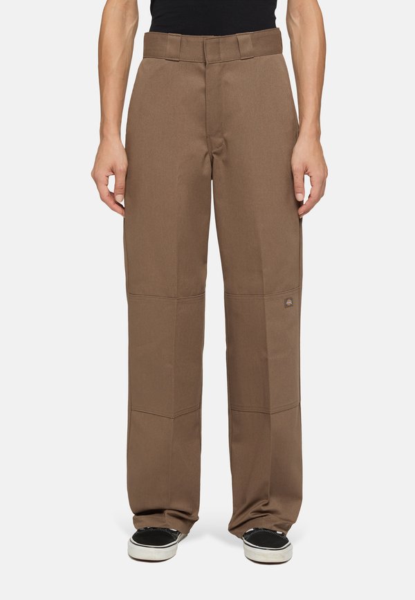 DOUBLE KNEE - Stoffhose - mushroom