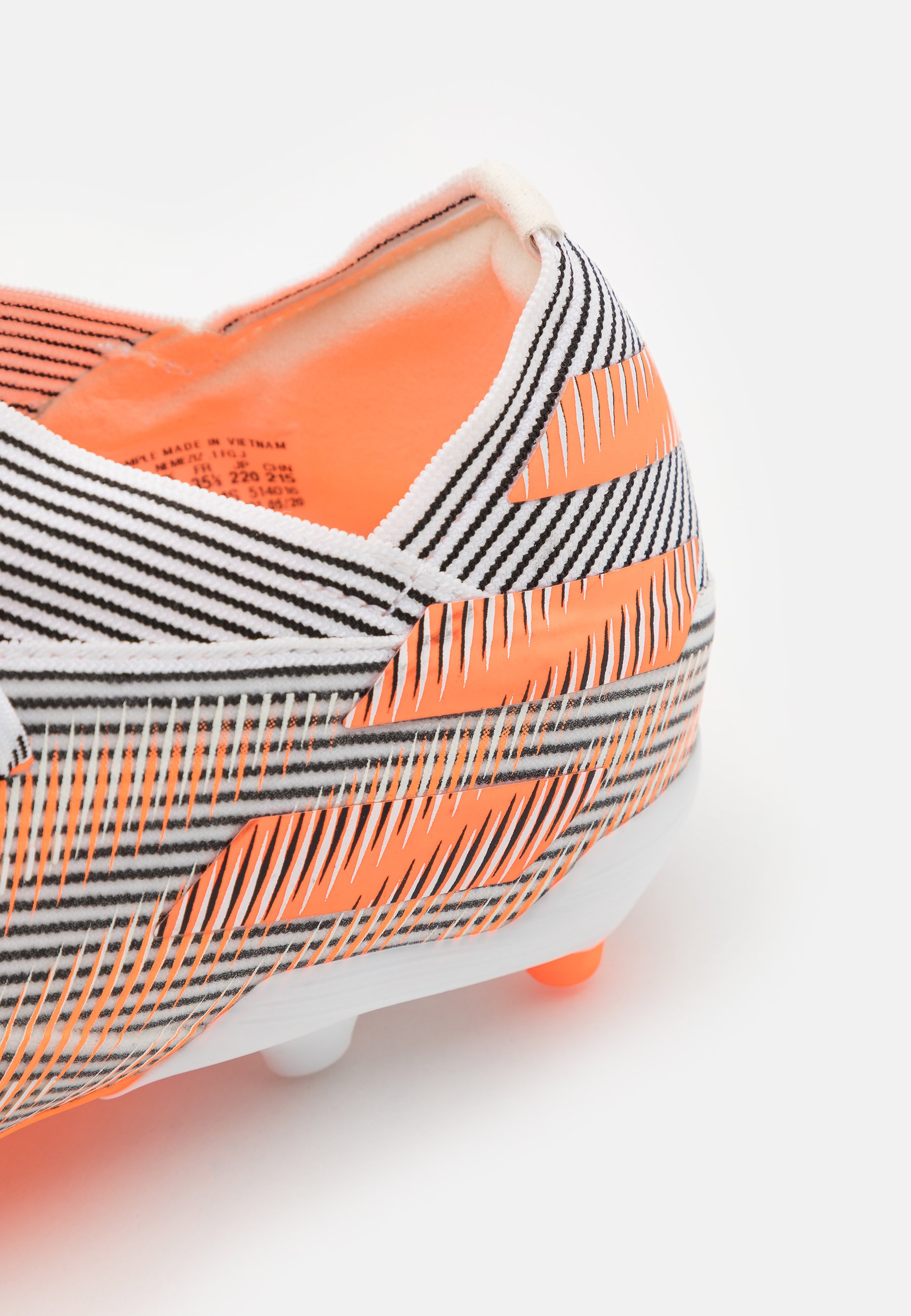 adidas Performance NEMEZIZ .1 FG UNISEX - Botas de fútbol con tacos -  footwear white/screaming orange/core black/blanco - Zalando.es