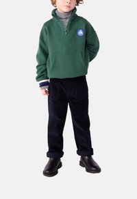 Petit Bateau ZIP MOLLETON  - Sweatshirt - willow