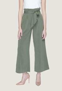 ONLY - MARSA SOLID PAPER - Bukse - olive green Miniatyrbilde 1