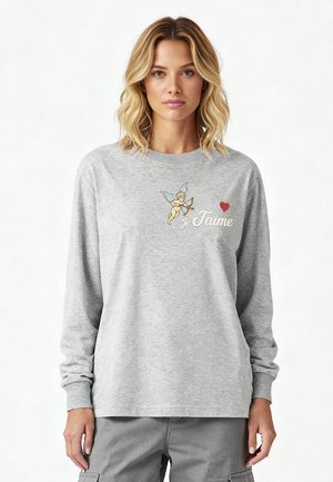 Long sleeved top - mottled grey