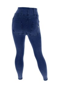 Freddy WR.UP CURVY CON GAMBA SUPER VITA ALTA - Jegging - dark jeans dark seams