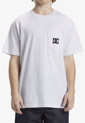 DC Shoes STAR POCKET HSS - T-shirt print - wbb0 white