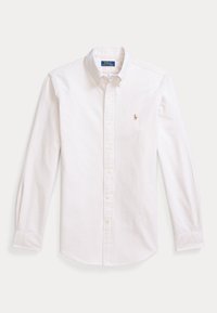 CUSTOM FIT STRIPED OXFORD SHIRT - Ing - coastal beige/white