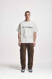 2Y Studios - NEO ANKLE ZIP PANTS - Arbejdsbukser - brown Miniaturebillede 1