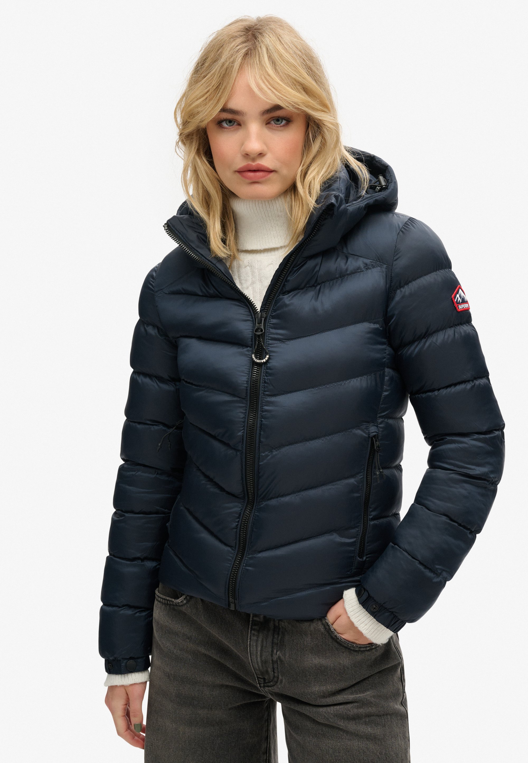 Superdry Co HOODED FUJI Veste d'hiver eclipse navy/bleu