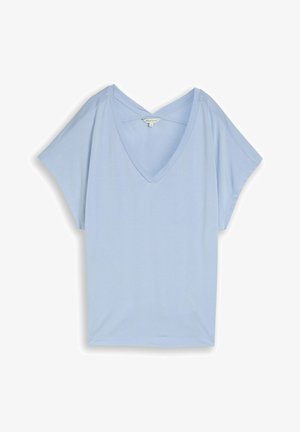 TOM TAILOR, TOM TAILOR T-SHIRT T-SHIRT MIT V-AUSSCHNITT - T-shirt basic - kentucky blue