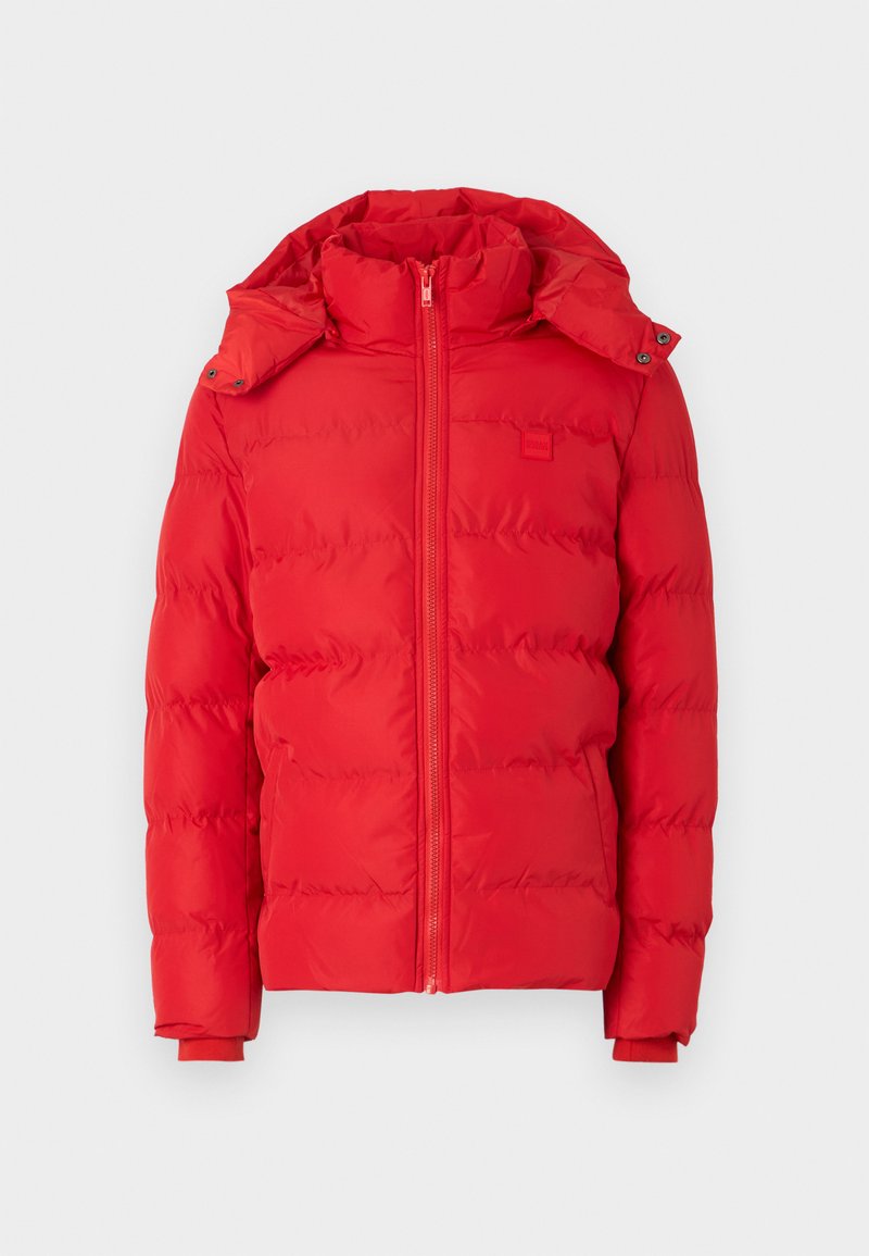Urban Classics HOODED PUFFER Winter jacket huge red/red