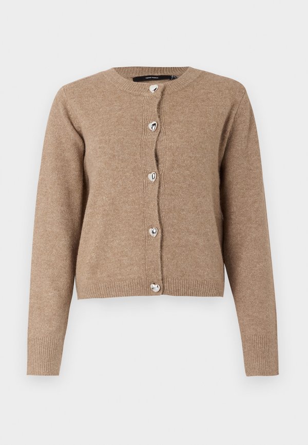 VMFIONA SHORT BUTTON - Cardigan - moon rock2