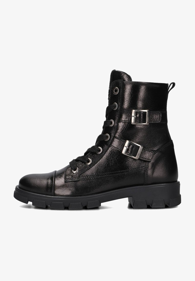 Jochie & Freaks BINDY - Schnürstiefelette - zwart
