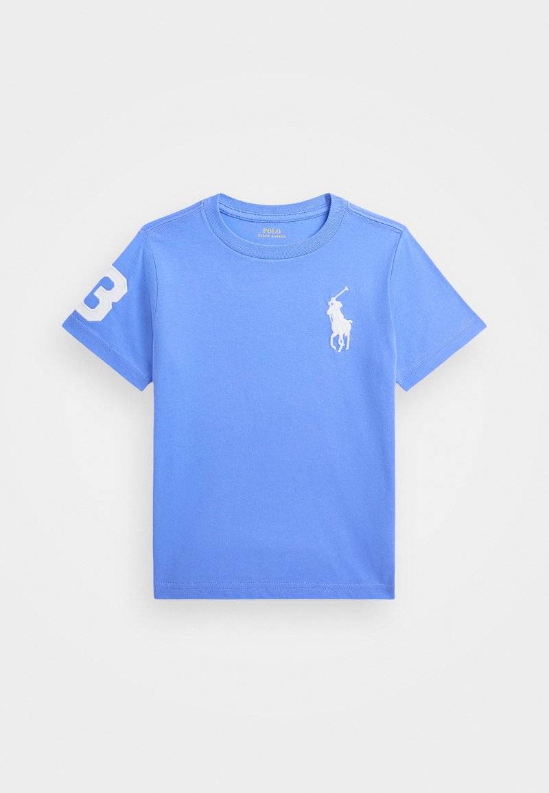 Polo Ralph Lauren BIG PONY COTTON JERSEY TEE 7-14Y - Trükipildiga T-särk - harbor island blue
