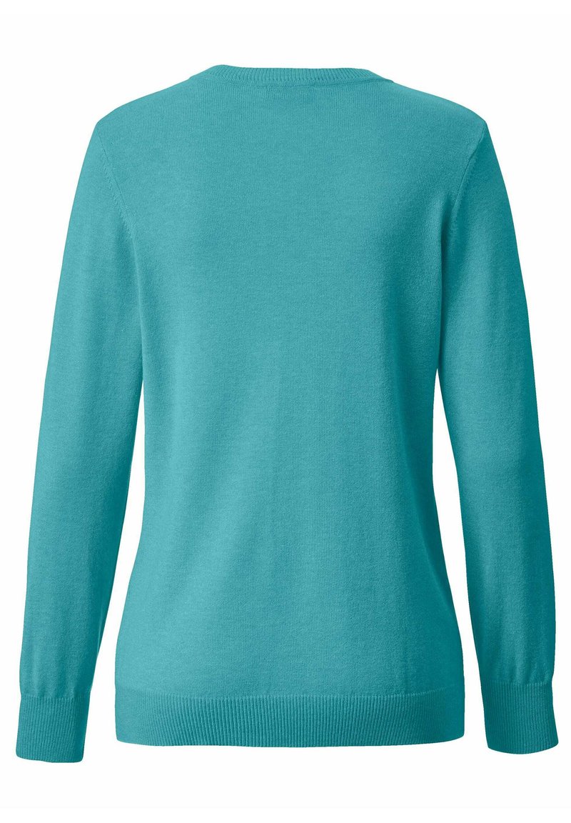 Damen Strickjacken | MONA Strickpullover türkis - YQ92362 Damen Strickjacken | MONA Strickpullover türkis - YQ92362
