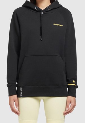 Jersey con capucha - black