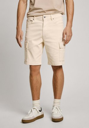 GYMDIGO FIVE POCKETS - Shorts - ivory white