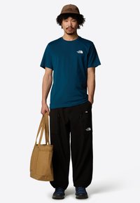 The North Face M SS SIMPLE DOME TEE - Camiseta deportiva - midnight petrol