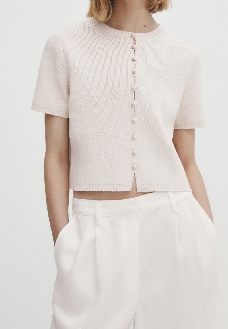 Massimo Dutti Cardigan - beige