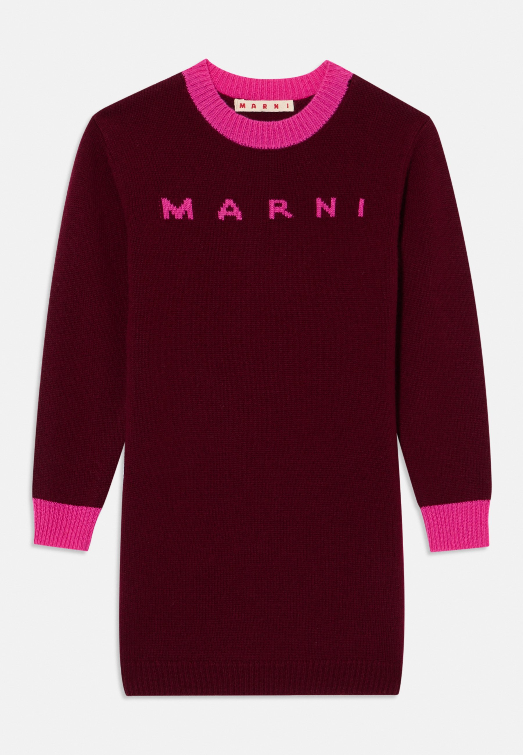 Dressberry Pullover In Gold Marni Jumper Dress Berry Jam/red