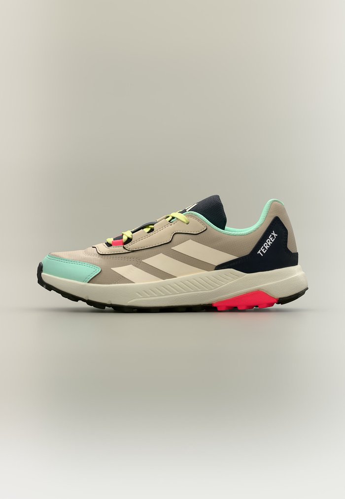 adidas ANYLANDER UNISEX - Hiking shoes - khaki three/wonder white/legend ink