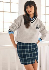 Next Miniseelik - navy check print