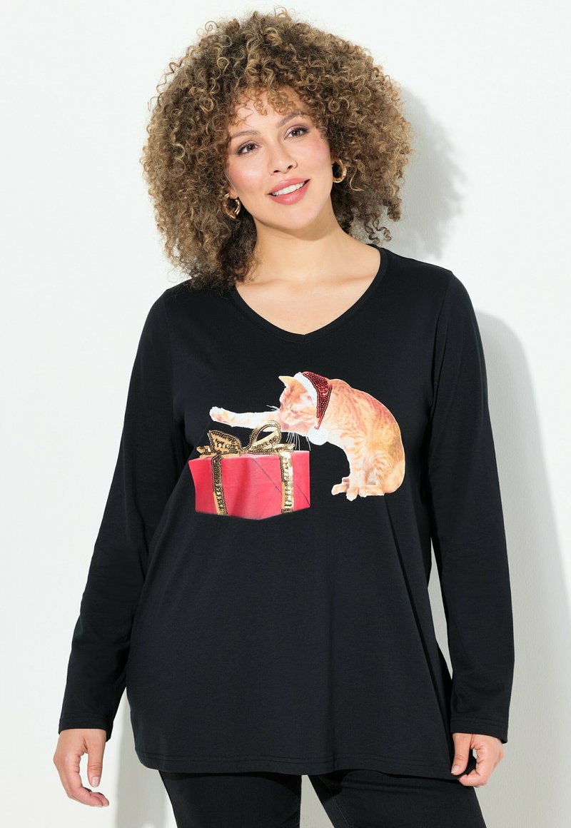 Ulla Popken Langarmshirt - black