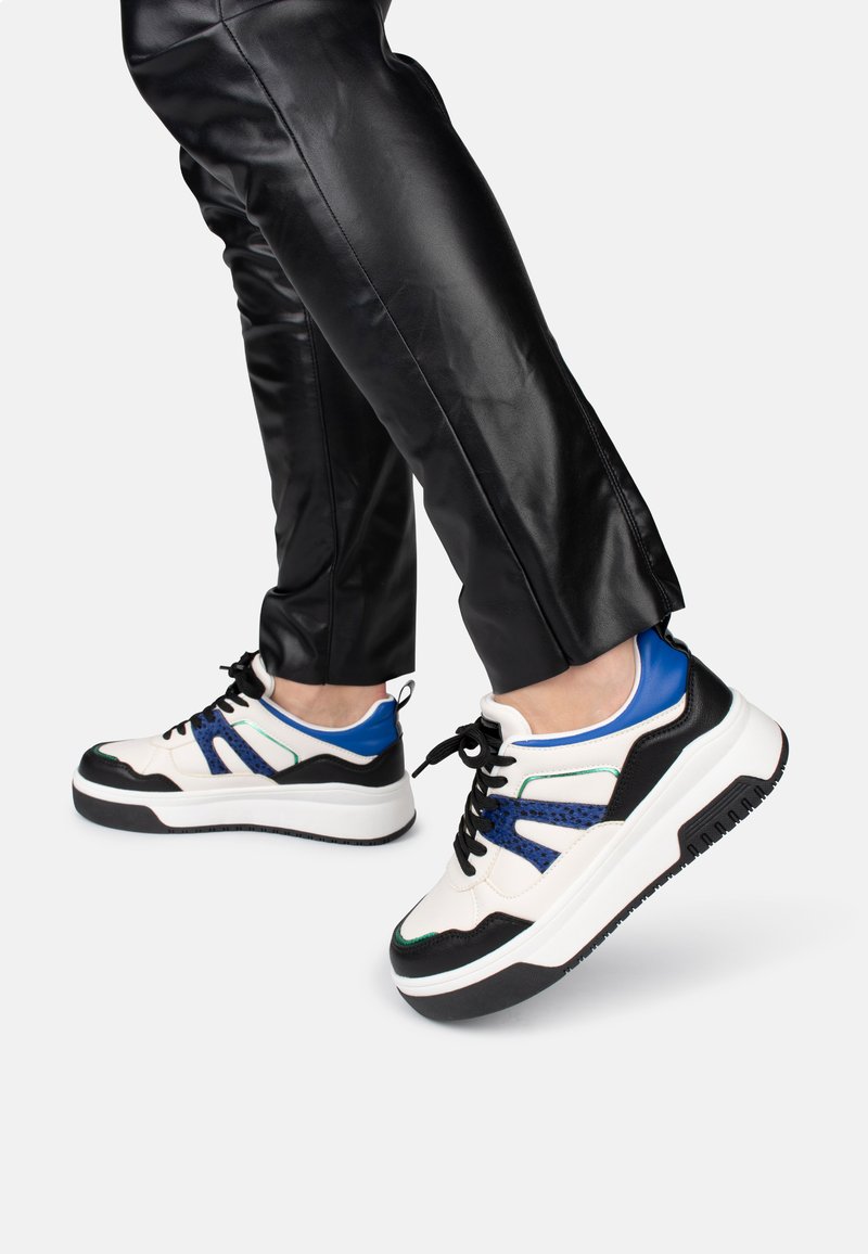 Posh by Poelman Zapatillas - black with blue combination
