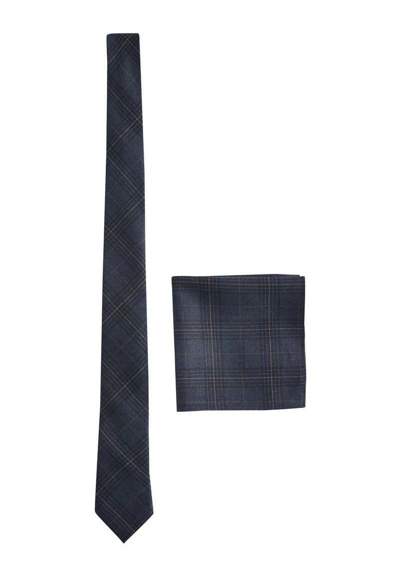Next SAGE WITH FLORAL SET - Pocket square - grey heritage check