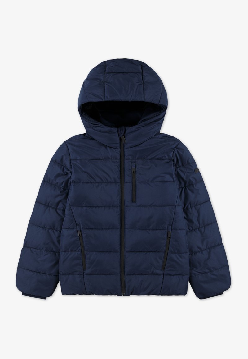 Abercrombie & Fitch MIDWEIGHT PUFFER JACKET UNISEX - Vinterjacka - navy blazer