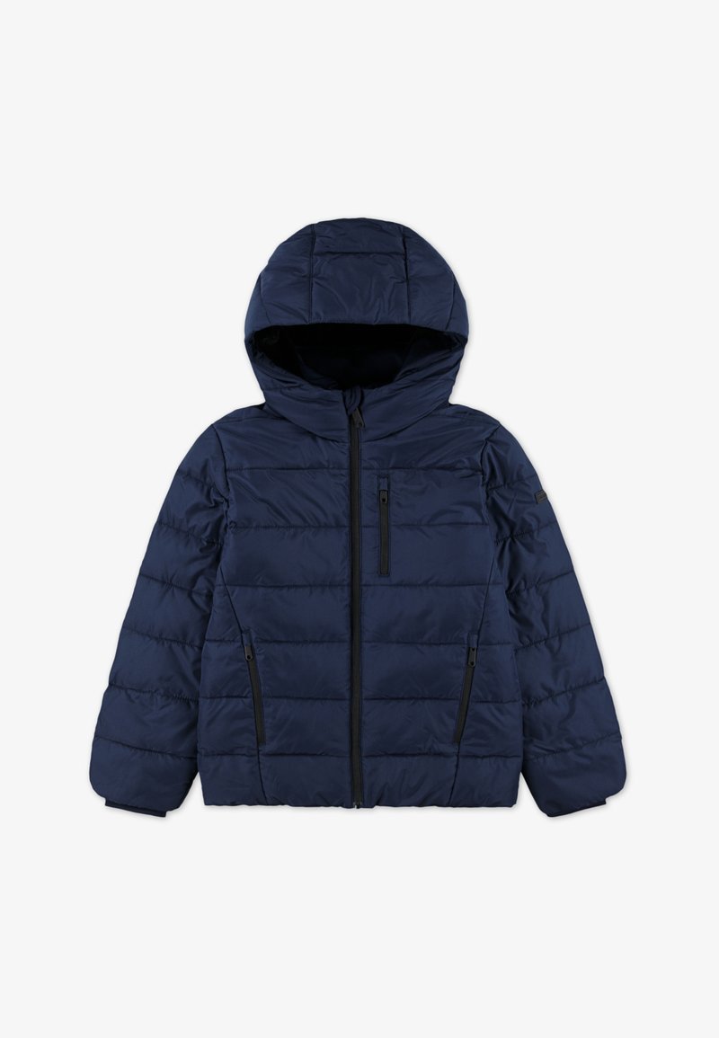Abercrombie & Fitch MIDWEIGHT PUFFER JACKET UNISEX - Χειμωνιάτικο μπουφάν - navy blazer