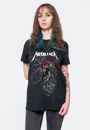 Paradiso Clothing METALLICA SPIDER DEAD UNISEX - Print T-shirt - black