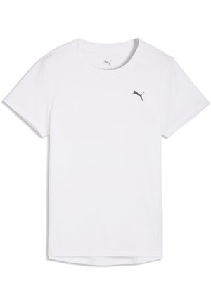 W TAD ESSENTIAL CREW TEE - Camiseta básica - white