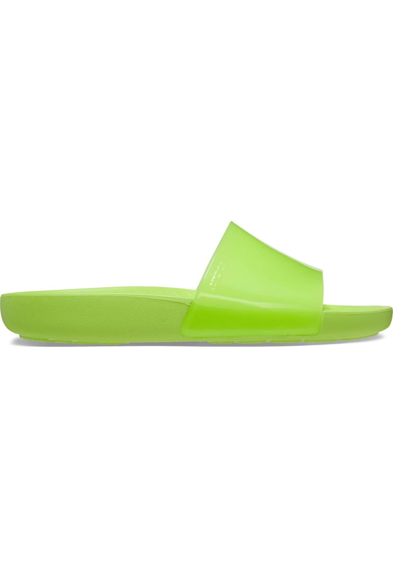 Crocs SPLASH GLOSSY Pool slides limeade/neon yellow Zalando.de