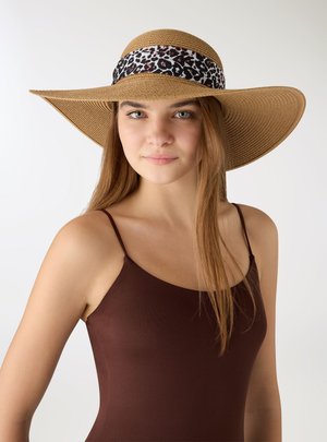 Terranova, CON FIOCCO ANIMALIER - Cappello - beige