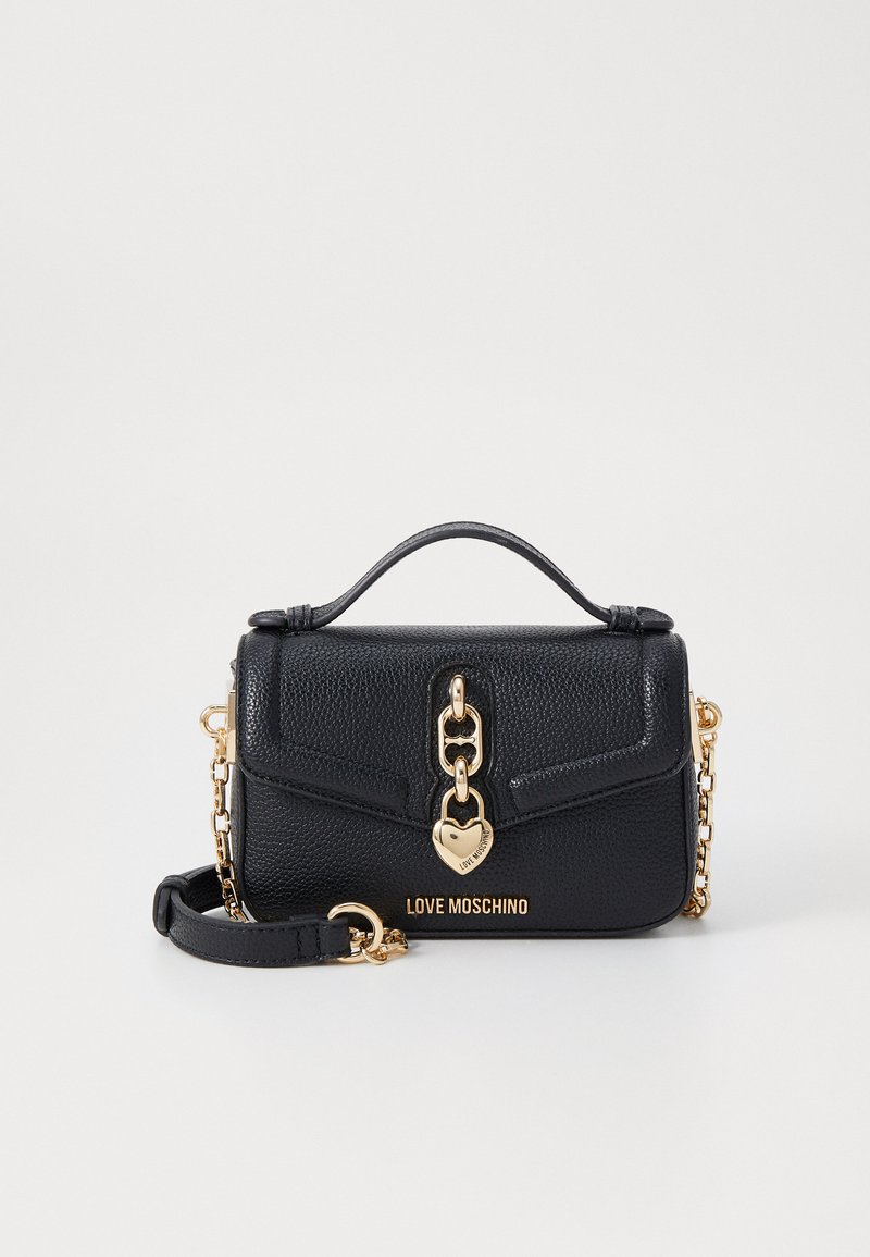 Love Moschino CHAIN DETAIL - Borsa a mano - nero