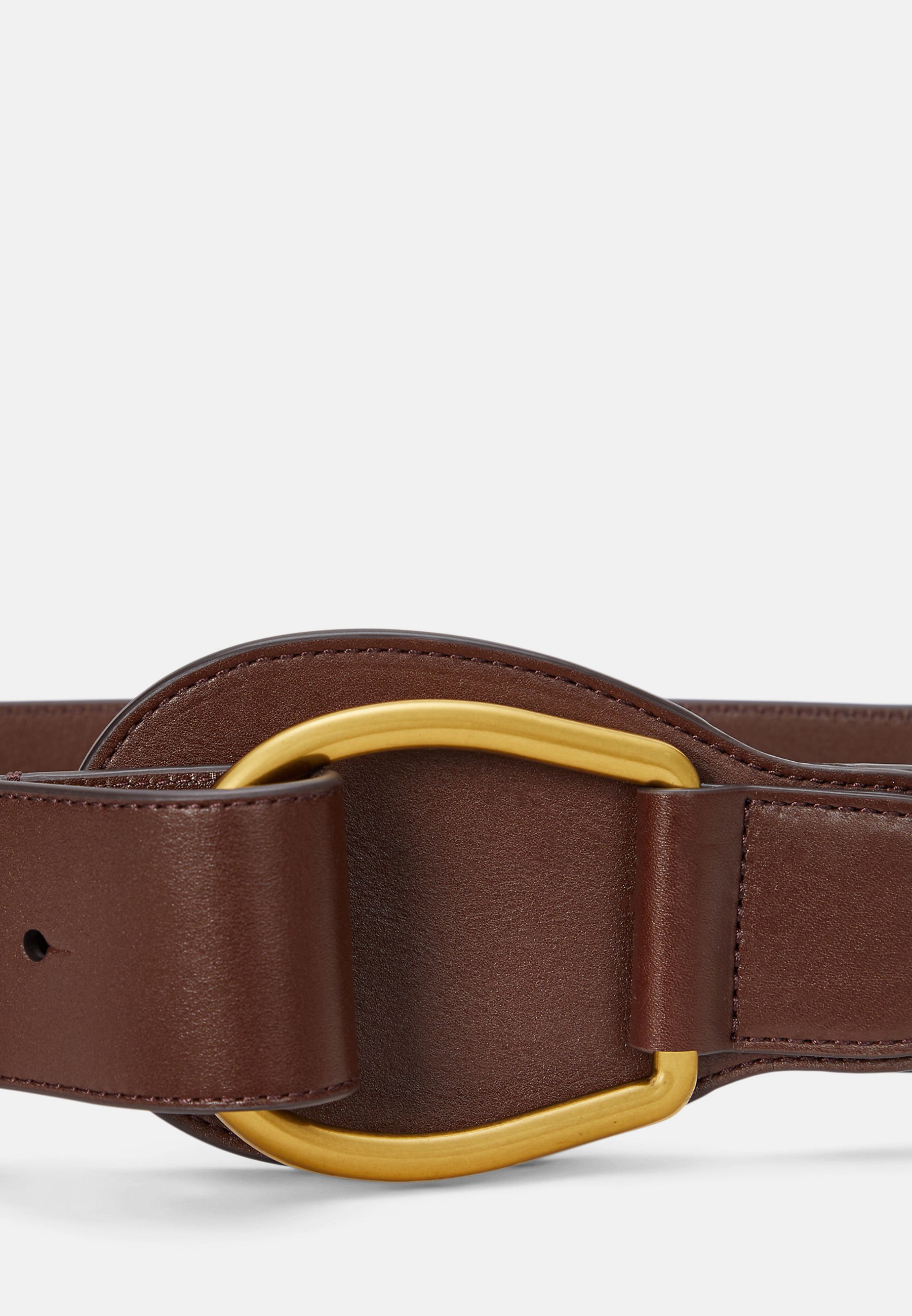 Lauren Ralph Lauren LEATHER WIDE EMBELLISHED D RING BELT - Belt