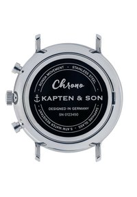 Kapten & Son CHRONO - Montre - silver coloured white