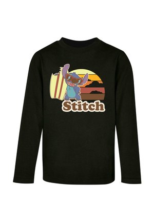 LILO AND STITCH - BITTEN SURF BOARD - Long sleeved top - black